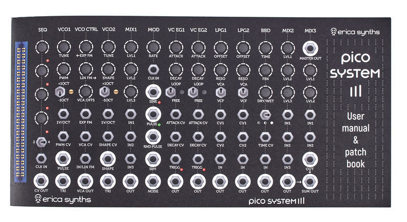 Erica Synths Pico Drum Programmer - Eurorack Module For Uploading Custom Samples To Pico DRUM