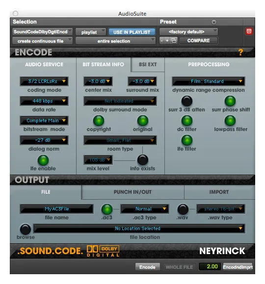 Neyrinck SoundCode For Dolby Digital 2 | iMuso